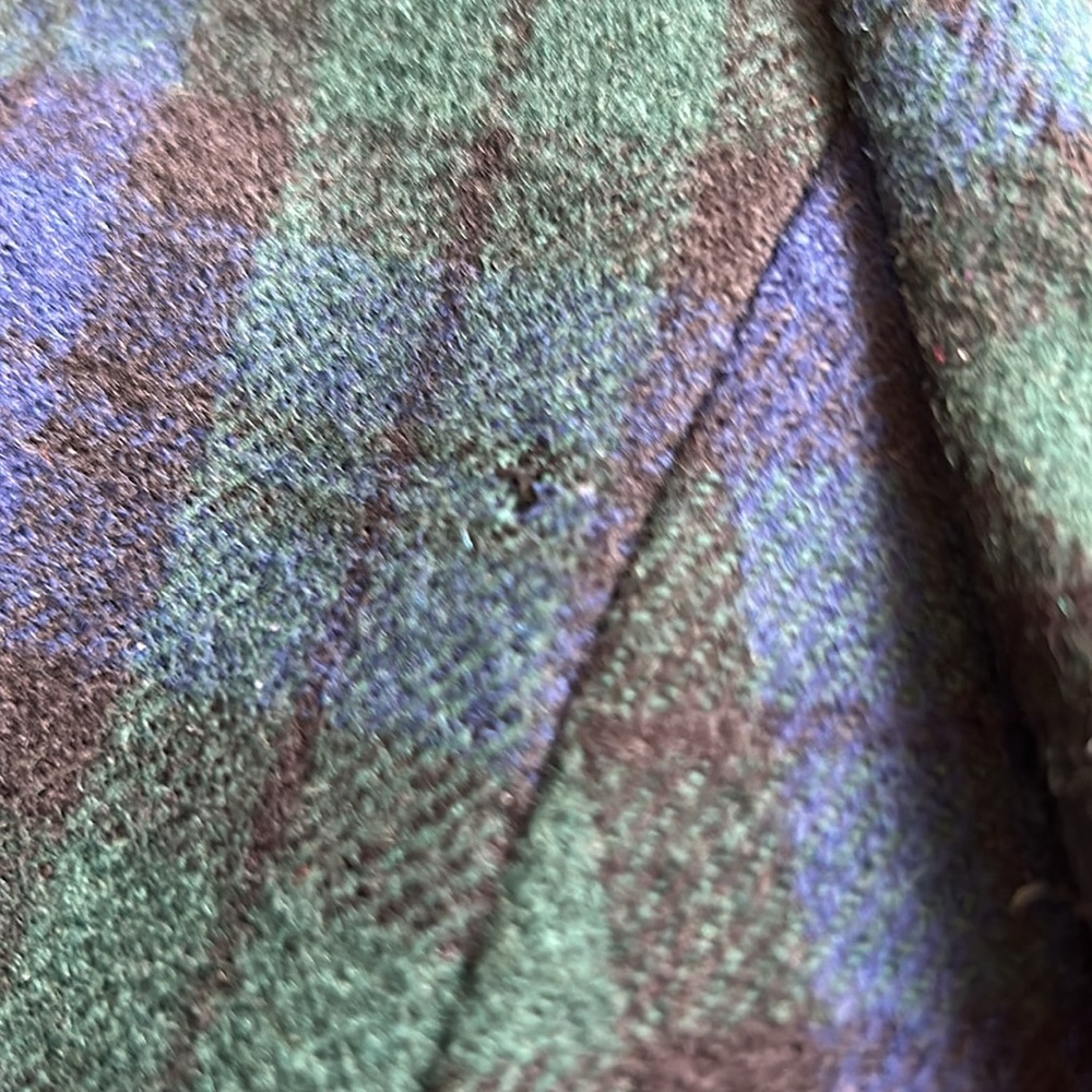 Vintage Pendleton Wool Black Watch Tartan Plaid Blazer - Picture 8 of 8